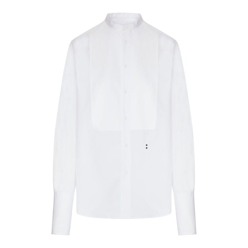 Fendi Women White Poplin Shirt